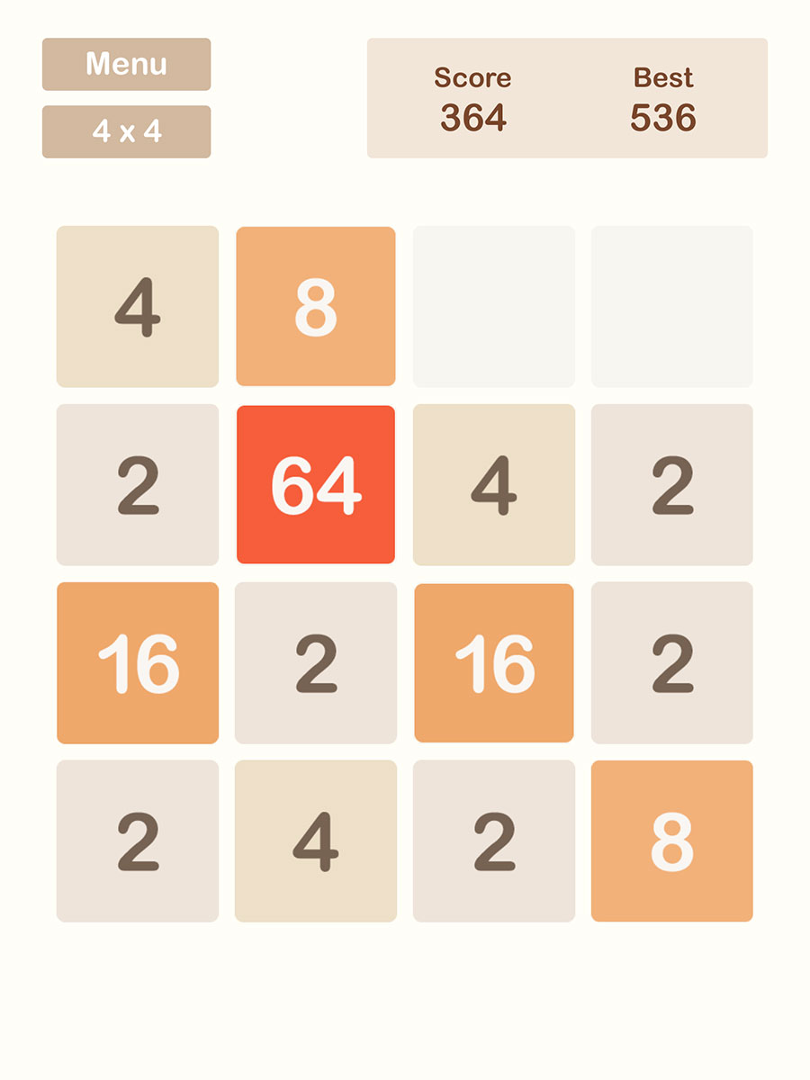 free 2048 game online