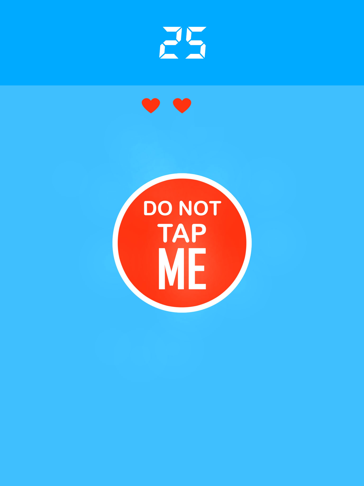 Do Not Tap Me Game